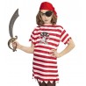 Maglietta e Toppa da Pirata per Bambini