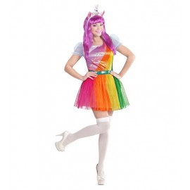 Compra Costume da Unicorno Color Arcobaleno per Adulti