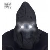 Maschera Facciale Invisibile con Cappuccio e Occhi Luminosi