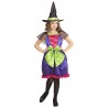 Costume da Strega con Fiocco per Bambina Shop