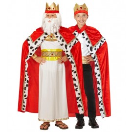 Costume biblico del re Melchiorre per bambini economico