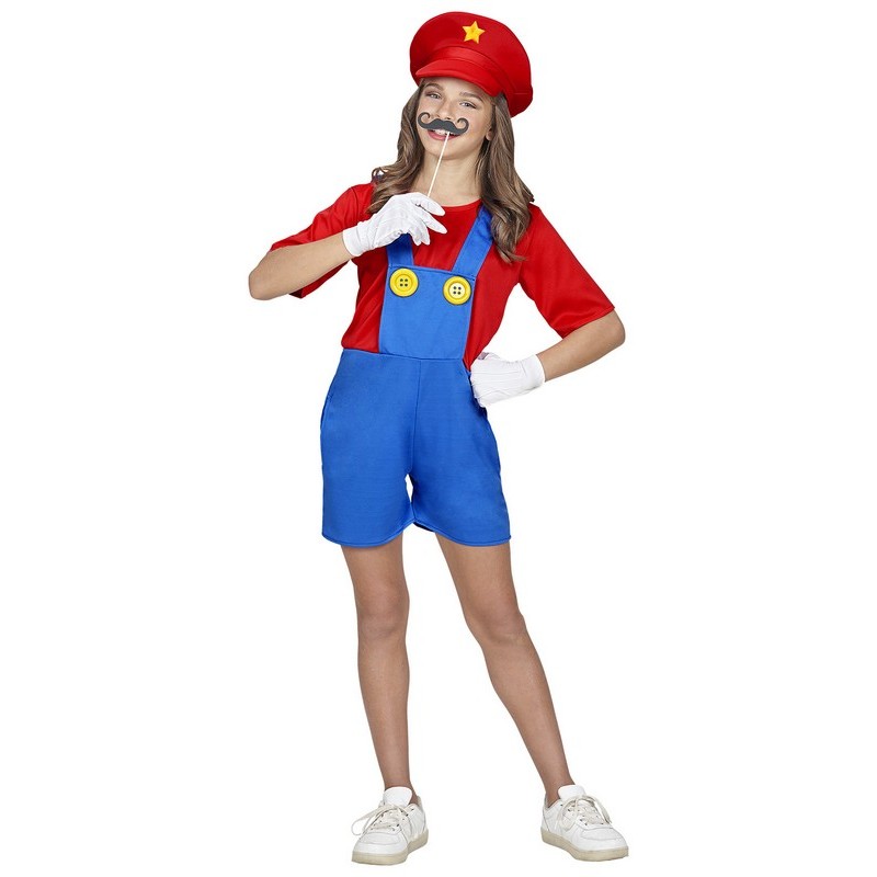 Costume da Super Mario da Ragazza