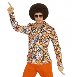 Camicia Pop Colorata Anni '70 da Uomo