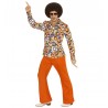 Camicia Pop Colorata Anni '70 da Uomo