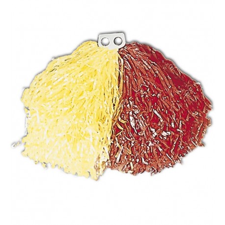 Pompom Bicolore Giallo e Rosso