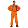 Costume da Astronauta Arancione per Adulto