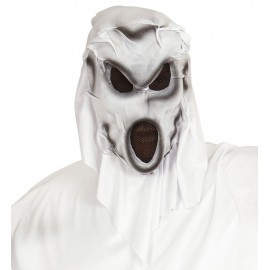Maschera Fantasma con Cappuccio Bianca e Nera