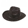 Cappello da Cowboy di Paglia Nero