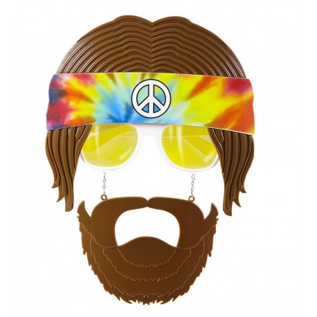 Occhiali da Hippy con Barba