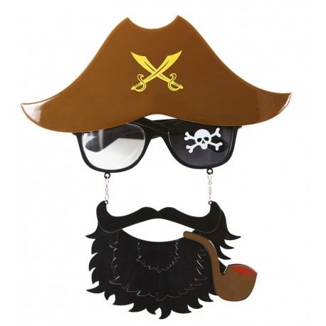 Occhiali da Capitano Pirata con Barba