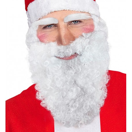 Barba con Baffi e Sopracciglia da Babbo Natale