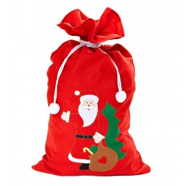 Borsa Decorata di Babbo Natale 60x100 cm Online