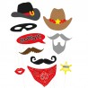 10 Accessori per Photo Booth Western