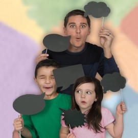 8 Accessori per Photo Booth con Fumetti 8 Accessori per Photo Booth con Fumetti