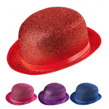 Cappello a Bombetta Lurex Colorato