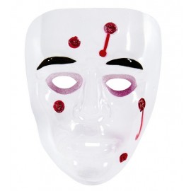 Maschera con Fori di Proiettile in Pvc
