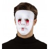 Maschera in Pvc con Occhi e Bocca Insanguinati