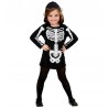 Costume da scheletro Glamour per bambini