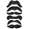Set di 6 Baffi da Cowboy