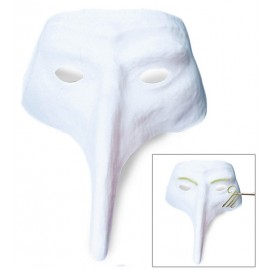 Maschera Veneziana Bianca da Decorare