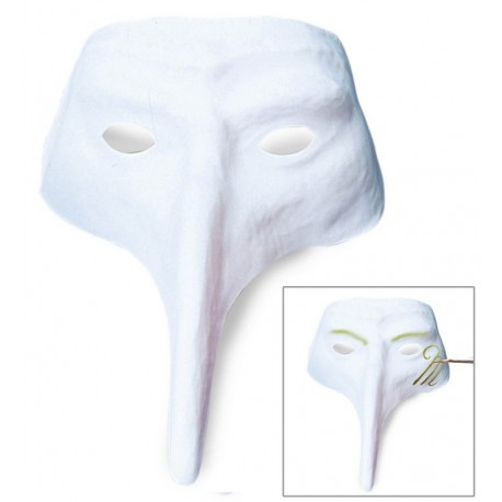 Maschera Veneziana Bianca da Decorare