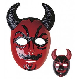 Maschera Diavolo con Glitter