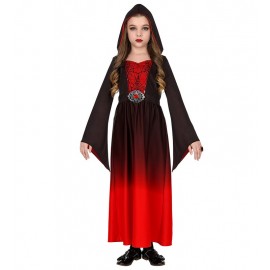 Costume da Dama Gotica Rossa Bambina Economico