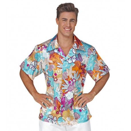 Camicia di Raso Hawaiana