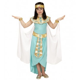 Costumi Regina Egiziana da Ragazza Turchese