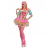 Costume Ragazza Fantasia Arcobaleno economico