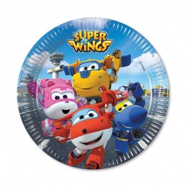 8 Piatti Super Wings 18 cm 8 Piatti Super Wings 18 cm