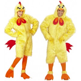 Costume da Pollo Peluche per Adulti