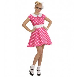 Costume da Donna Anni '50 Rosa