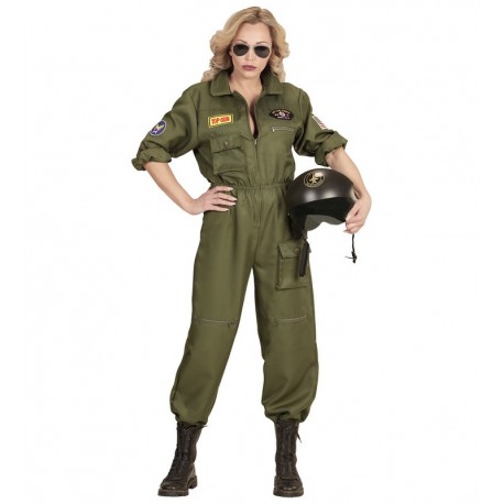 Costume da Pilota di Jet da Combattimento per Donna