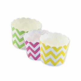 12 Pirottini per Cupcake Chevron