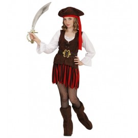 Costume da Piratessa dei Caraibi per Bambini