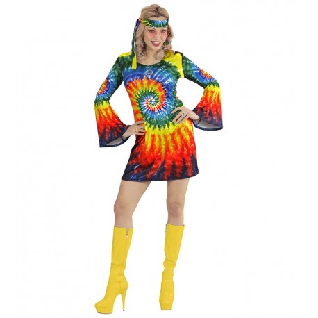 Costume da Hippie Psichedelica per Donna