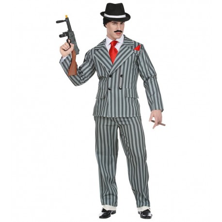 Costume da Gangster Grigio per Uomo