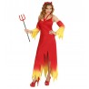 Costume da Diavolo con Fiamme da Donna Vantaggioso