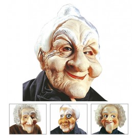 Maschera da Vecchio o Vecchia con Parrucca