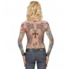 Maglietta con Tatuaggio Ali Angelo