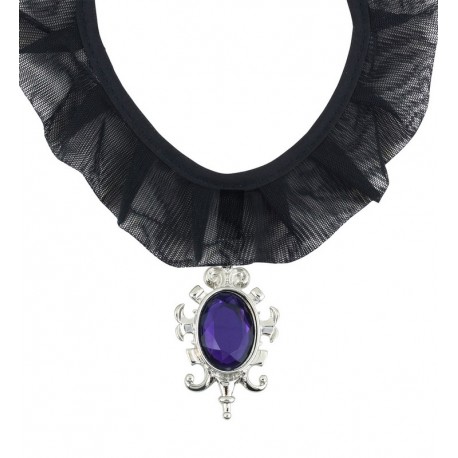 Collana Gotica con Pietra Viola Vantaggioso