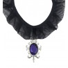 Collana Gotica con Pietra Viola Vantaggioso