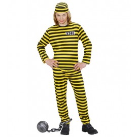 Costume da Prigioniero Giallo Bambino