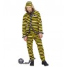 Costume da Prigioniero Giallo Bambino Online