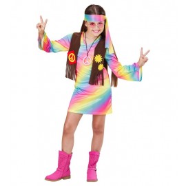 Costume da Hippie Arcobaleno Bambina Shop