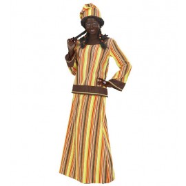 Costume da Africana da Adulto Economico