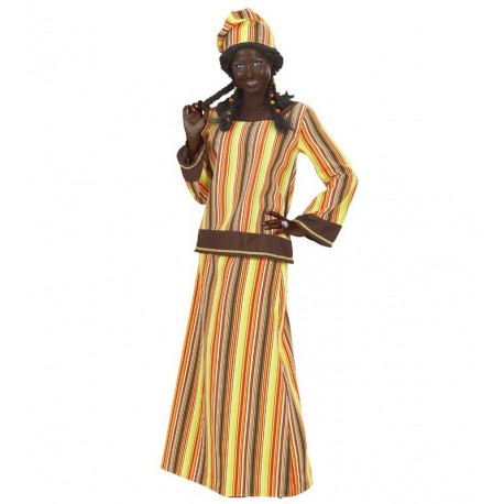 Costume da Africana da Adulto Economico