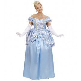 Costume da Principessa Azzurra da Adulto Economico