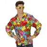 Costume con Camicia Flower Power da Adulto 